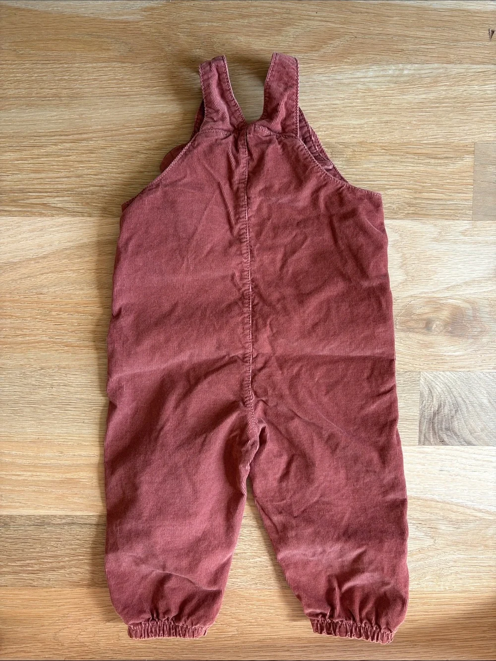 JUST ONE YOU, CARTERS | Rust Corduroy Overalls with Turkey Pocket Accents